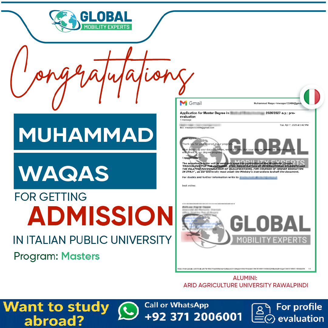Admission WAQAS
